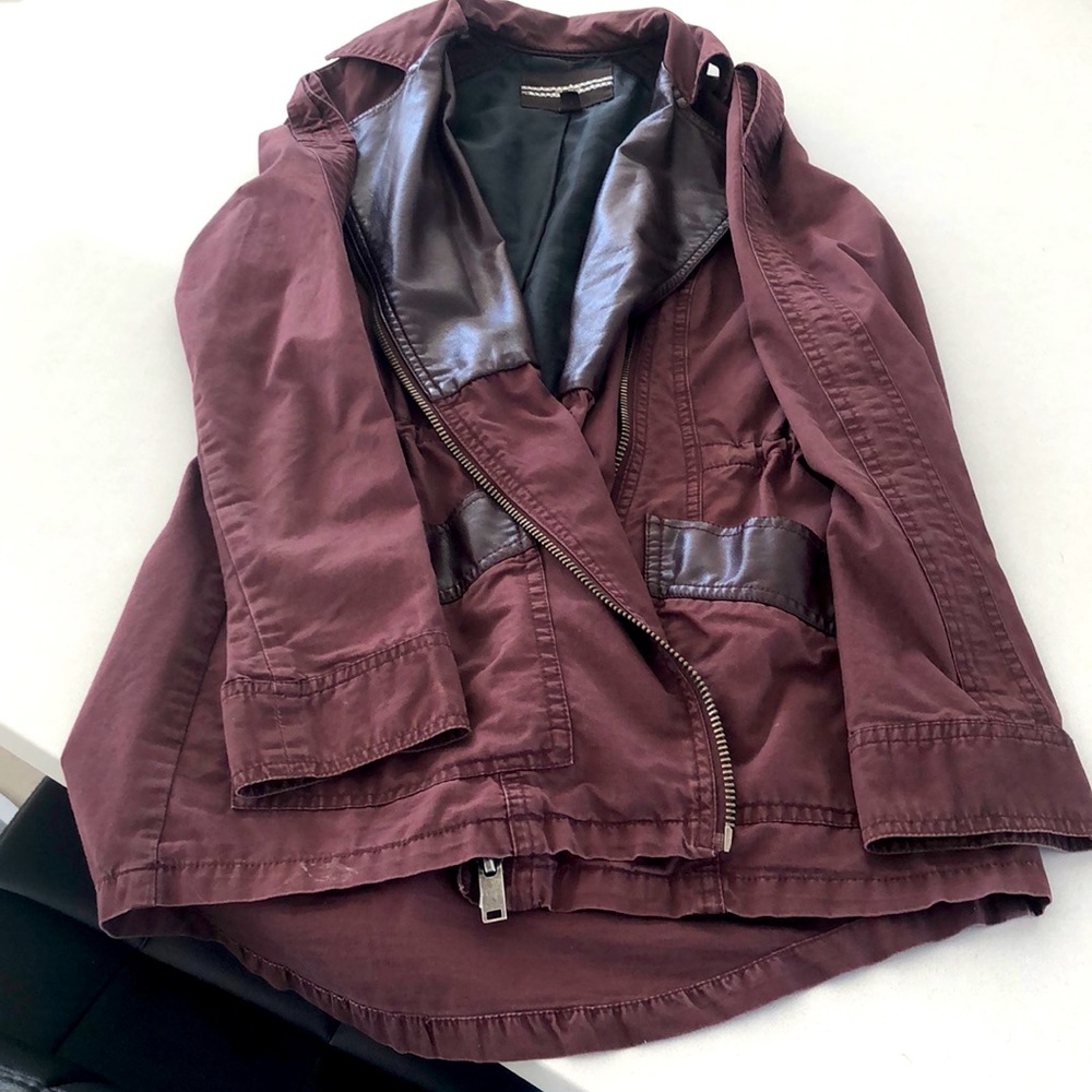 Plum spring/fall coat